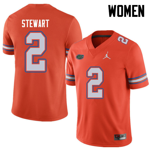 Jordan Brand Women #2 Brad Stewart Florida Gators College Football Jerseys Sale-Orange - Click Image to Close